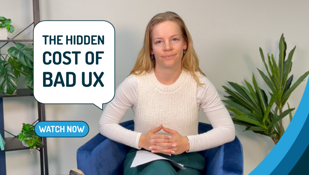 cost of bad ux screenshot from video
